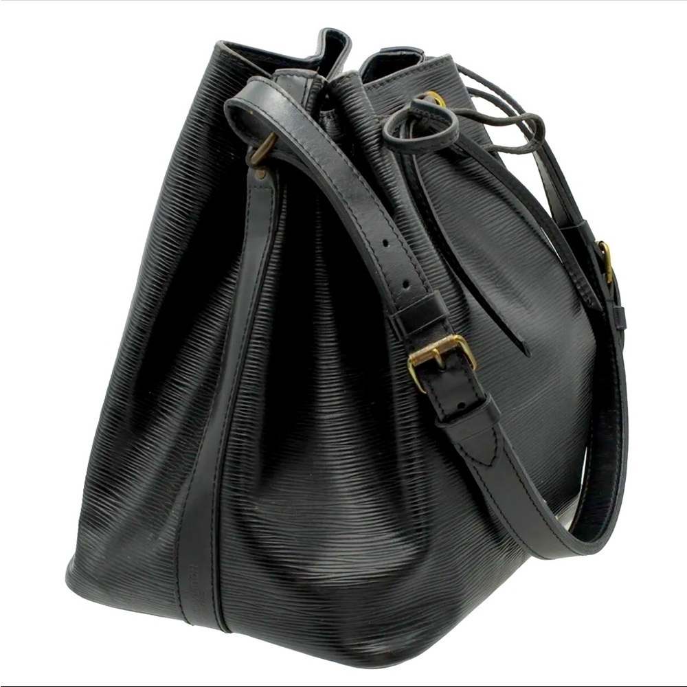 Louis Vuitton Epi Leather Petit Noe Drawstring Shoulder Bag Black C2570​​​ - Picture 3 of 10